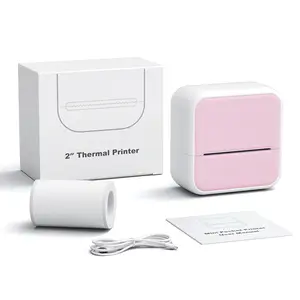 2026 New Pocket Label Printer, Portable Bluetooth Thermal Barcode Self-Adhesive Label, Commercial Tag, Hang Tag, Home Use Sticky Note,2-Inch Sticker Printer, Simple And Convenient For Office, Home And Business Use.