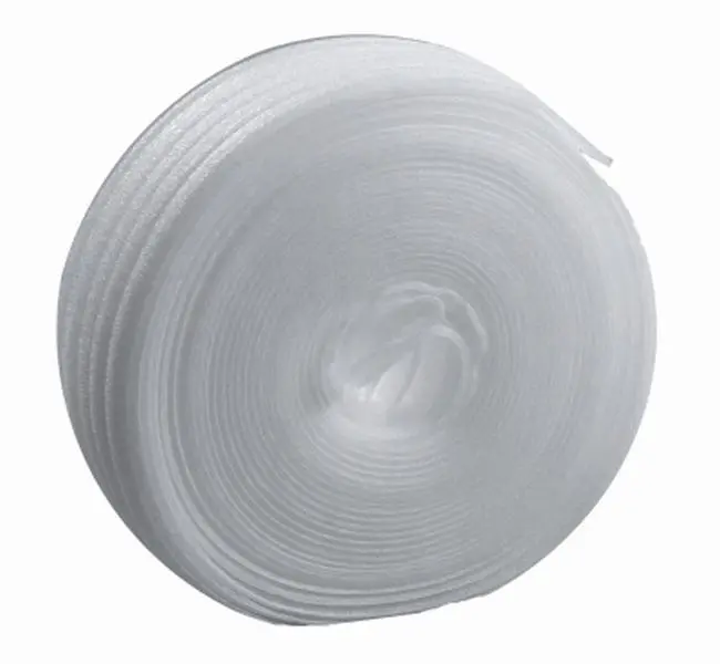 212 MAIN CF30550 Ribbed Polyethylene Foam Sill Sealer, 3.5 x 50 in. White, Water Resistant, Mildew Resistant for Structural Plate Protection and Seal Sills, Sill Plate Protection
