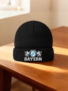 BAYERN 2026 new model Multi Color Soft Fabric Winter Cap Warm Cozy Unisex Knit Hat with Universal Fit, Versatile Headwear for All Genders & Cold Weather Outfits
