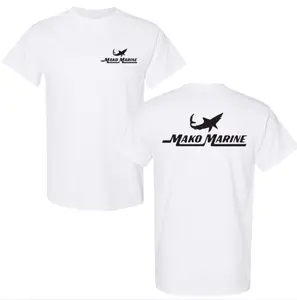 Mako Marine Shark T-Shirt, Nautical Graphic Tee, Soft Cotton Blend Shirt, Marine Lifestyle Apparel for Men & Women, Ocean Adventure Gift