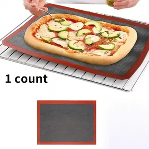 Silicone Hollow Baking Mat, Non-stick Oven Liner, Perforated Mesh Pad, Breathable Fiberglass Baking Mat, Double-sided Available, Baking Tools