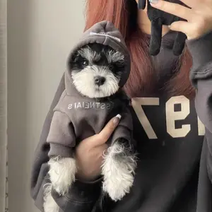 Dog Clothes Spring And Autumn Teddy Serena Small Dog York Net Autumn And Winter Pet Velvet Sweatshirt Cat