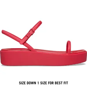 Crocs Women's Miami Platform Y-Strap Platform Sandals