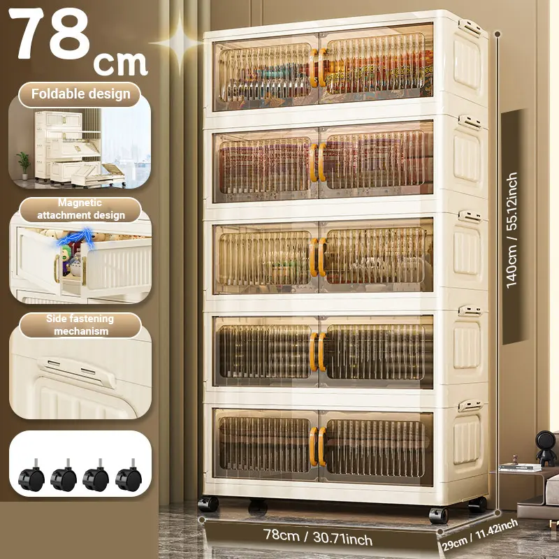 5 Tier clear door panel