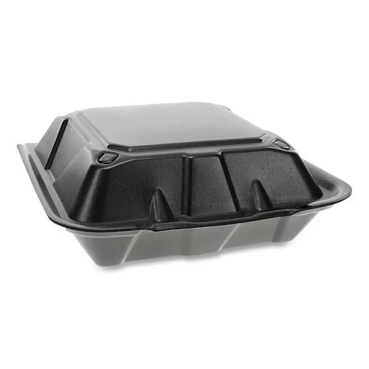 212 MAIN Insulated Kitchen Preserving Container - Single Compartment Kitchen Storage Container with Hinged Lids, Black, Kitchen Storage Containers