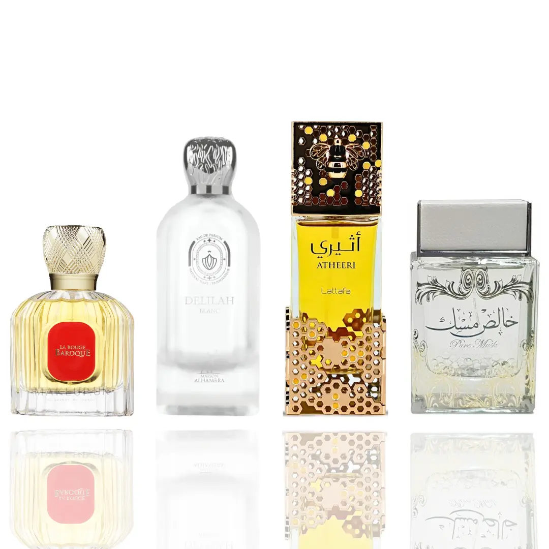 Delilah Blanc + La Rouge Baroque + Atheeri + Pure Musk -- 4 piece bundle