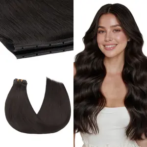 GOO GOO Hair Double Genius Butterfly Weft Human Hair Extensions , 14-24inch, 100-120g, Invisible Remy hair，Straight Natural Hair #mothersdaygift#TikTokShopStockUp #TikTokShopMothersDay