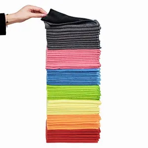 7-Color Microfiber Cleaning Cloth Set, Reusable Absorbent Towels for Car, Home, Kitchen, Multi-Purpose Cleaning Tool, High Absorption Fabric, Car Cleaning Supplies