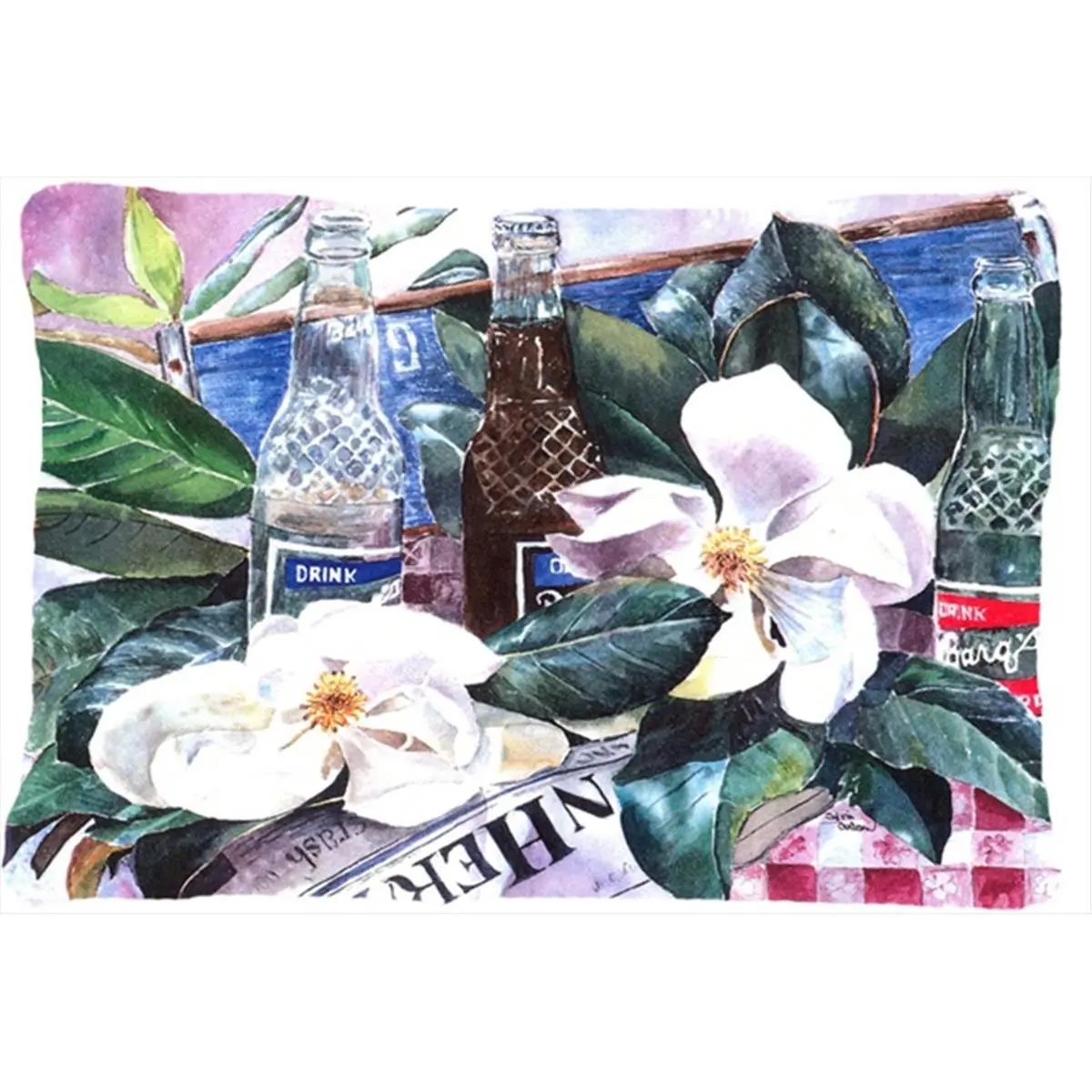 212 MAIN 12x16 in Polyester Decorative Fabric Pillow - Indoor/Outdoor Use, Mildew-Proof, Featuring Barq Motif