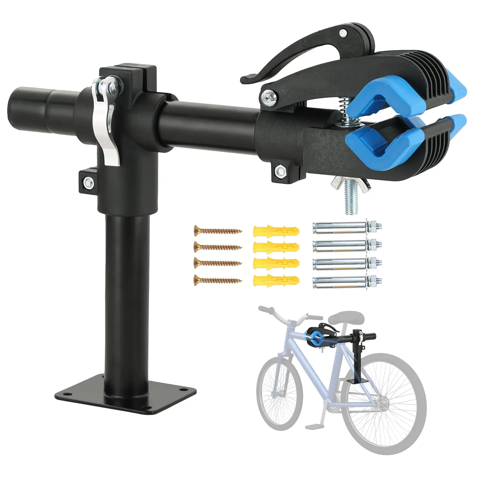 Bike Repair Stand  Bench Mount Bicycle Maintenance Rack Workstand Adjustable Removable Home For Road Mountain Bikes