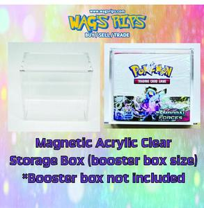 Pokemon - Acrylic Clear Storage Box (Booster Box size) *Booster Box not included