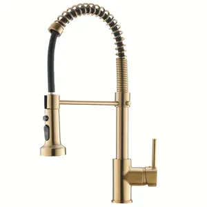 2024 Modern kitchen faucet Pull-Down spray style faucet gold