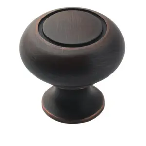 Amerock  Allison Value Hardware Round Knob - Oil Rubbed Bronze