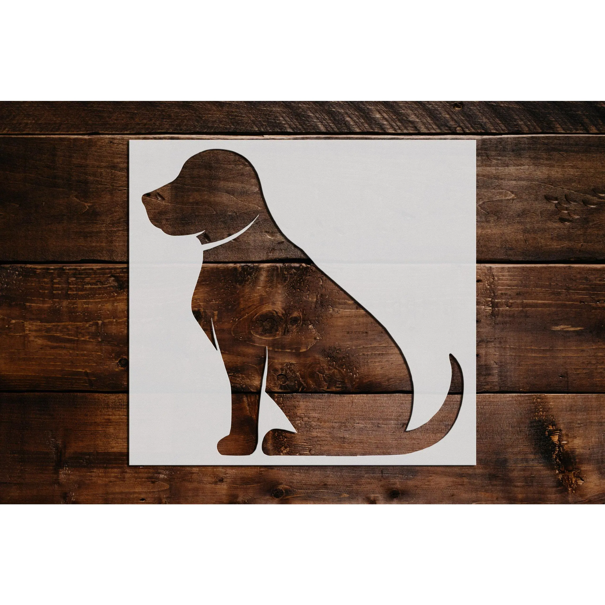 Dog Stencil - Art and Wall Stencil