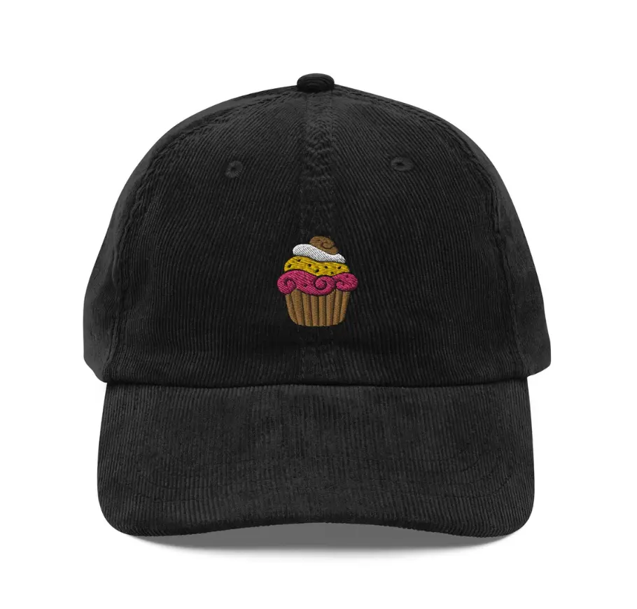 The Perfect Gift for Cupcake Lovers: Vintage Cupcake Embroidered Cap