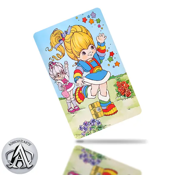 Cute Rainbow Brite Debit Card Skins/Stickers - High Quality Vinyl for Customization and Personalization