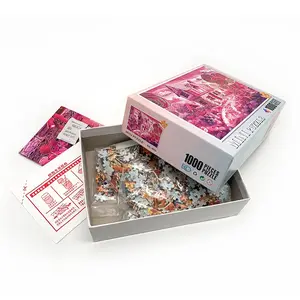 10 Series Mini Puzzles Set, 1000 Pieces Per Puzzle, Artistic Dreamy Healing Design, Suitable for Ages 8+, Unisex Gift