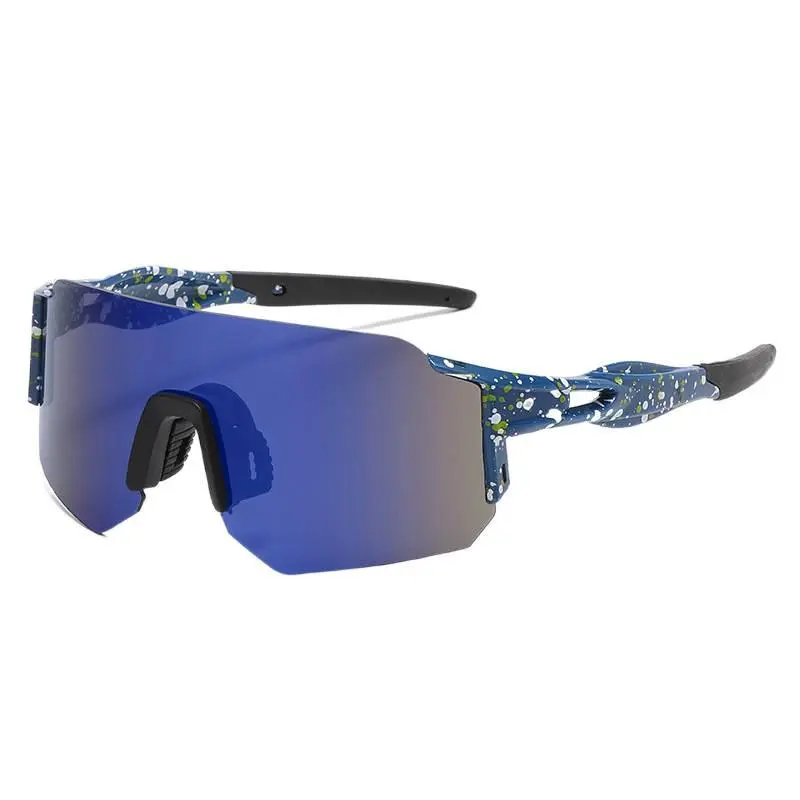 Yellow-white spots, blue film