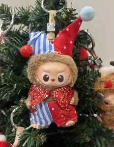 #72 (DOLL NOT INCLUDED)Popmart Labubu Christmas Theme Doll Clothes Gift  Fit for PIN FOR LOVE Festive Touch for Doll Enthusiasts