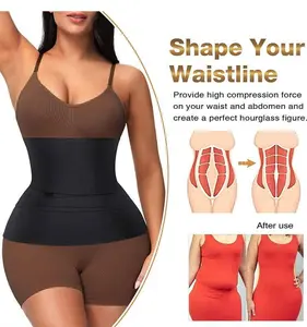 Bodybychoco New Adjustable Band Lipo Waist Trainer - High-Quality Mesh Fabric & 3D Technology for Perfect Hourglass Figure - Hand Wash Only