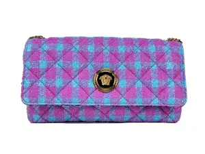 Pre-owned VERSACE Wool Crossbody Bags Lurex Medium Shoulder Crossbody Women's Bag