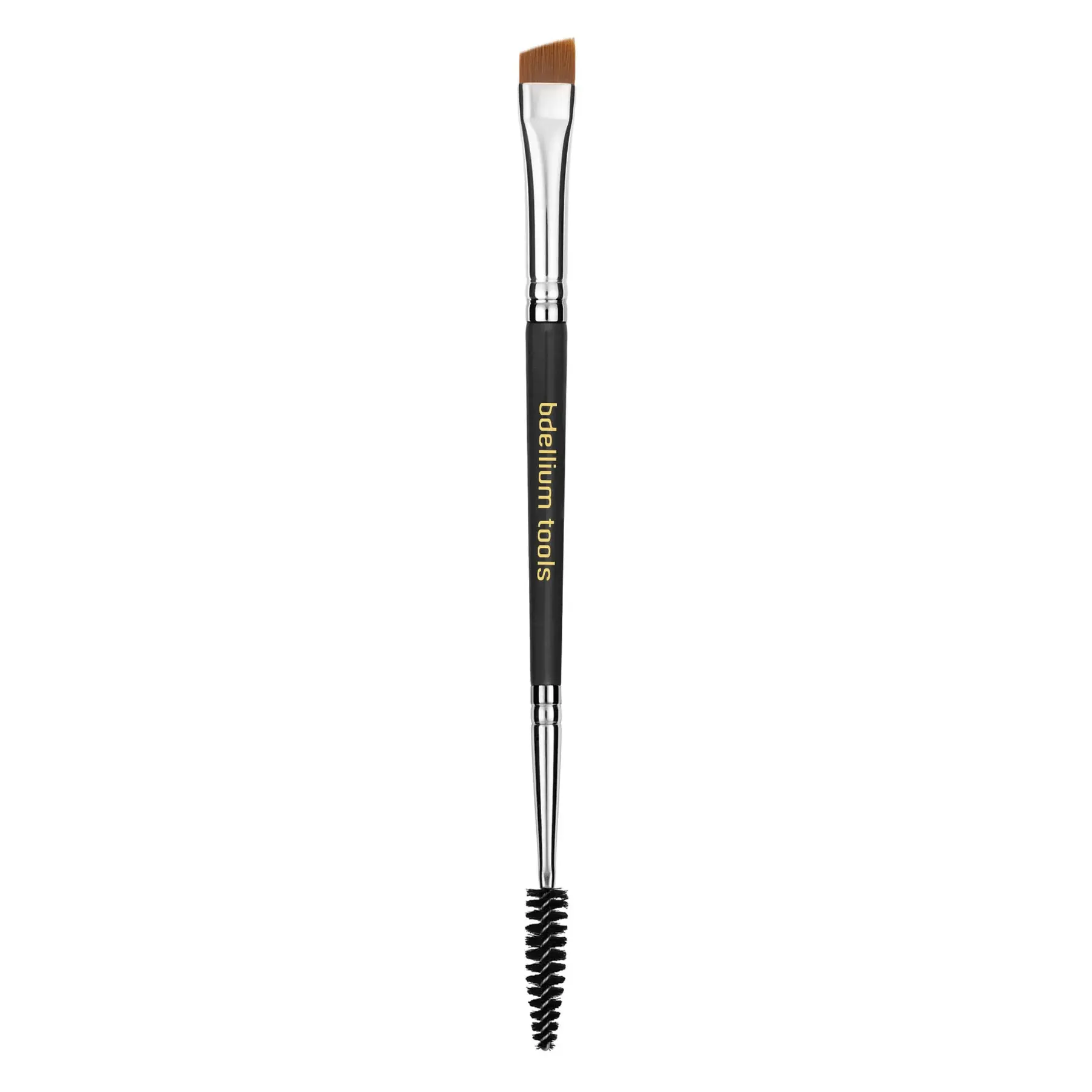 Bdellium Tools Professional Makeup Brush - Maestro 736 Double-ended Angled Definer / Spoolie for Precise Eyeliner Lines