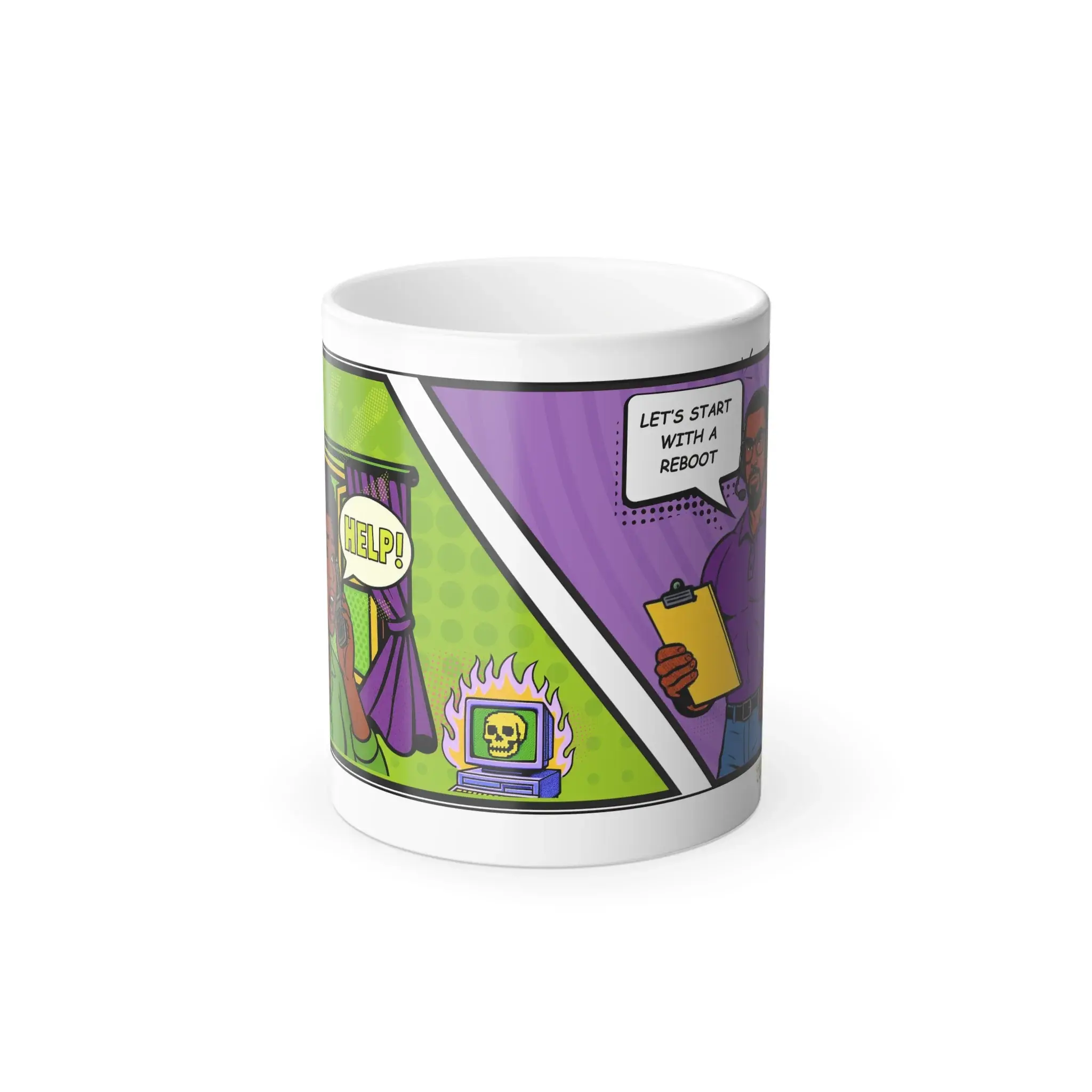 the IT dept Reboot Color Morphing Ceramic Mug – 11oz