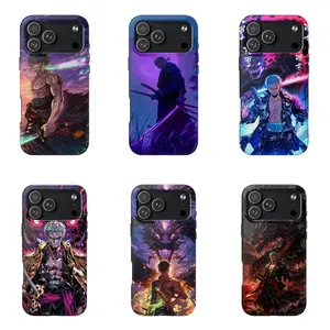 Zoro Roronoa Anime Swordsman Phone Case - Compatible with iPhone 7,8,X,11,12,13,14,15,16,17 & Samsung Galaxy S21,S22,S23,S24,S25 Series