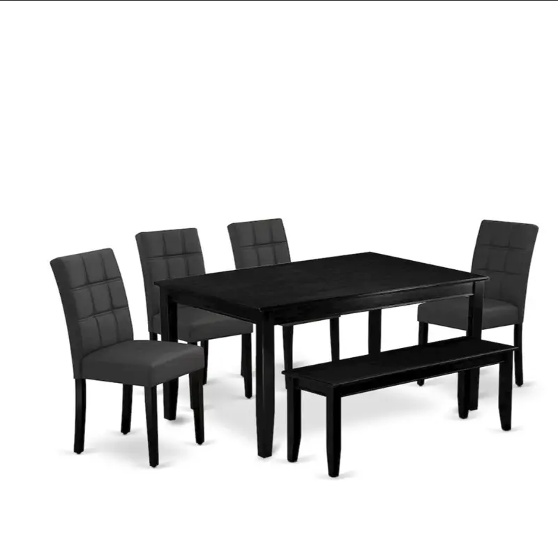 6 Piece Dinner Table Set contain A Kitchen Table