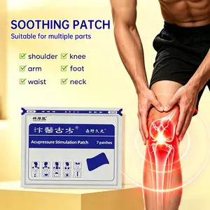 7Pcs Muscle and Joint Pain Relief Patch, Cold Sensation Herbal Plaster for Back, Neck, Shoulder, Knee Discomfort, Gentle Formula, Portable Pain Relief Sticker for Muscle Soreness & Joint Ache
