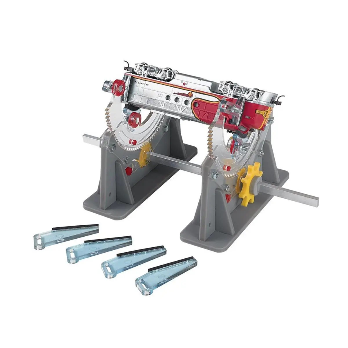 Bachmann Multi-Angle Rotating Loco Cradle for Small Animals, Ho Scale (Ho 1-87) with Ballast Compatibility, Shutoff Valve Included, Compatible with Standard Setup