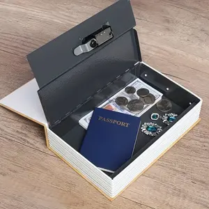 The password-protected safe is hidden in the bookcase, available in various sizes. No assembly, no charging, and no batteries required. It ensures the safety of your valuable items and is suitable for bookshelves and desks.