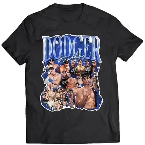 Unisex DodgersssDaddies T-Shirt, Vintage tee, Unisex shirt, Y2K 90s Graphic Shirt, Graphic Unisex T-shirt For Men Women, Menswear Top