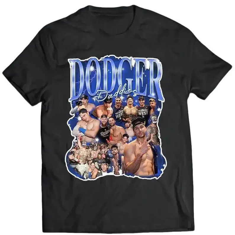 Unisex DodgersssDaddies T-Shirt, Vintage tee, Unisex shirt, Y2K 90s Graphic Shirt, Graphic Unisex T-shirt For Men Women, Menswear Top