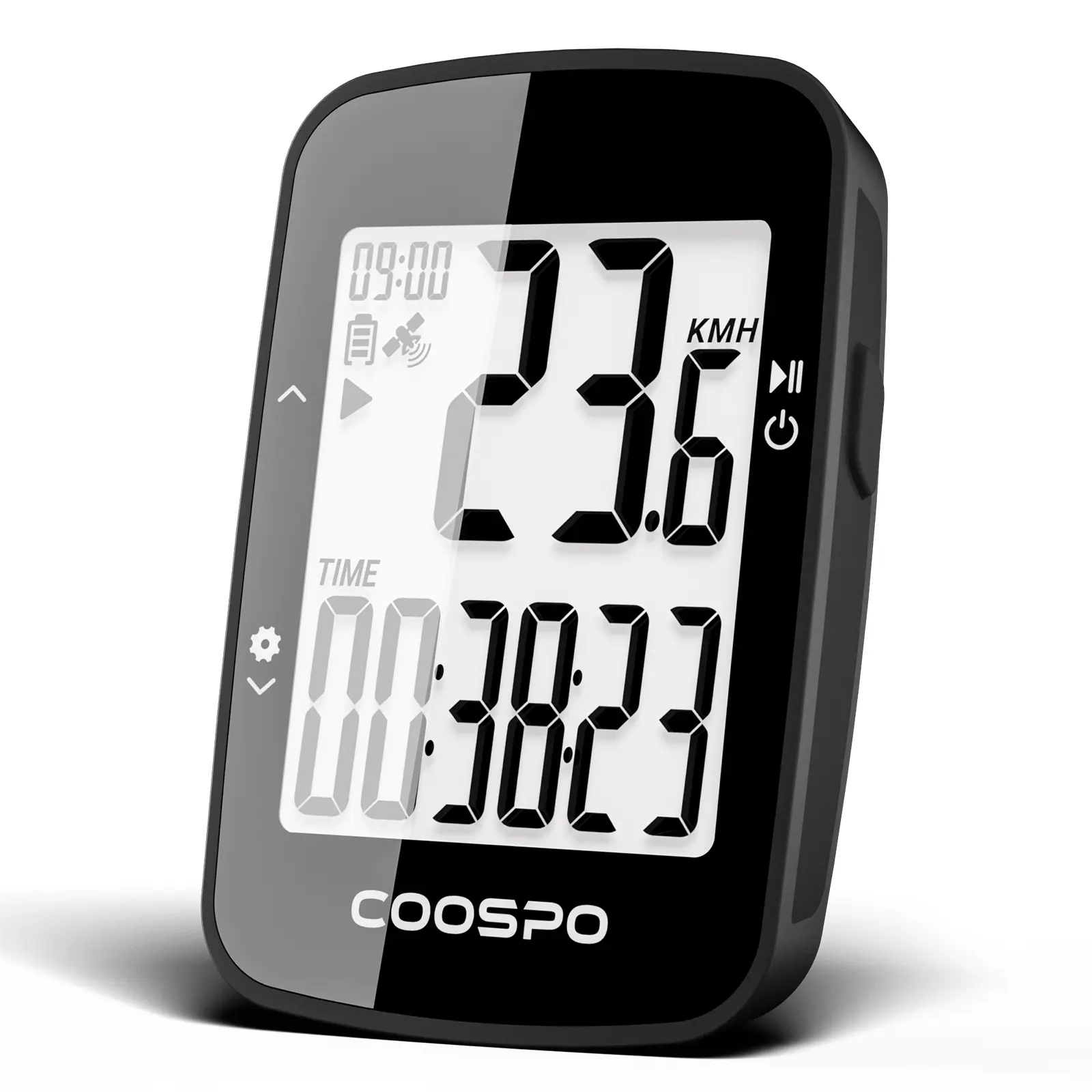 COOSPO BC26 GPS Bicycle Speedometer for Adults, Wireless Waterproof Cycling Computer with 25H Battery, Automatic Backlight and Bluetooth Sync for Strava, Accessories, Bike, Odometer