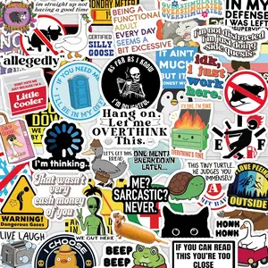 200 Pcs Dirty Meme Water Bottles Stickers Pack for Adults - Waterproof and Cool Stickers for Laptop, Hard Hats, Scrapbooking Decals