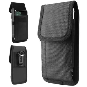 Vertical Cell Phone Holster Pouch Wallet Case With Belt Clip For Smartphone Cellphone