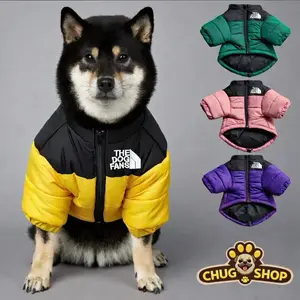 The Dog Fans Winter Pet Dog Down Jacket Clothes for Small Medium Dogs Warm Thick Dog Vest French Bulldog Puppy Coat in Vibrant Colors