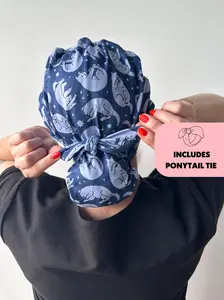 DuoStyle Scrub Hat - Cat Nap