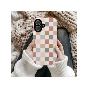 CHECKERED Case Neutral Phone Cover Phone Cases Phone Cover Hard Case Tough 2-Piece Phone CaseSuitable For IPhone 17 Air