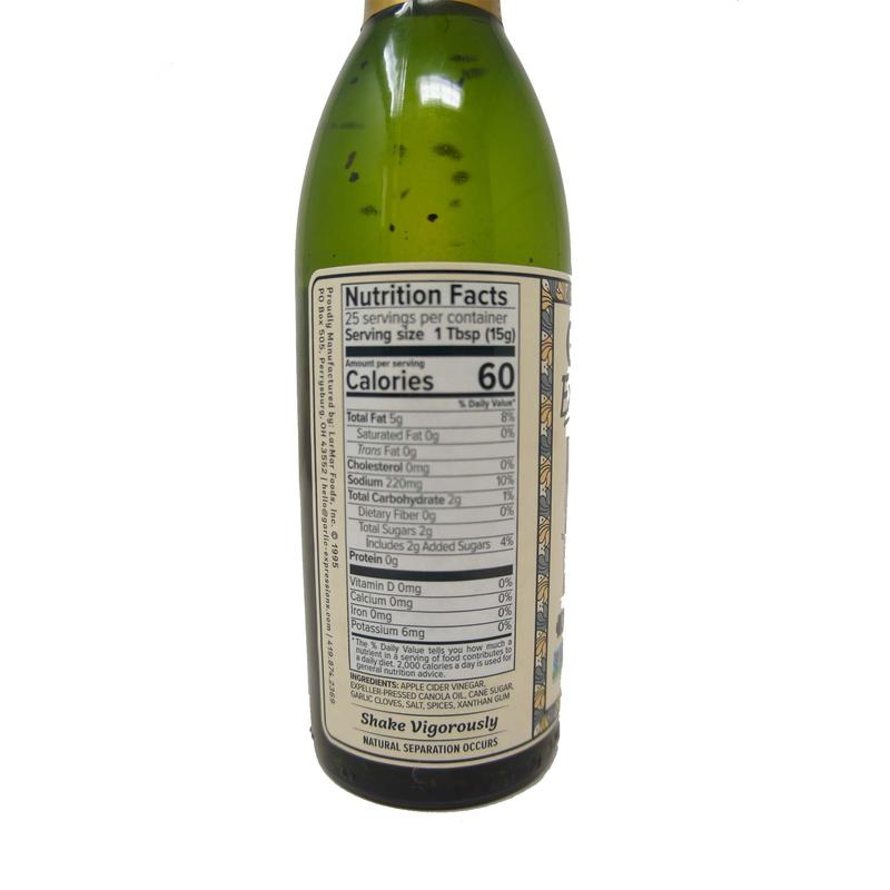 Garlic Expressions Vinaigrette – Salad Dressing & Marinade, 12.5 oz Bottle