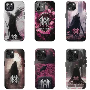 4 styles Sleep Token Emergence Even In Arcadia tour 2025 Phone Case, Sleep Token Emergence 2025 phone case, For Iphone 16 15 14 13 12 11 Pro Max Plus X SE, SS S25 S24 S23 S22 S21