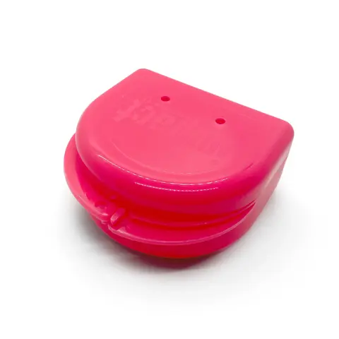 Antimicrobial Sports Mouthguard Case for Adults - Solid Strong Design, Wards Off 99.9% of Germs, All Seasons Single Item Sports Protective Gear with Knockout99 Spray, Mouthpiece Compatible, No Extra Accessories