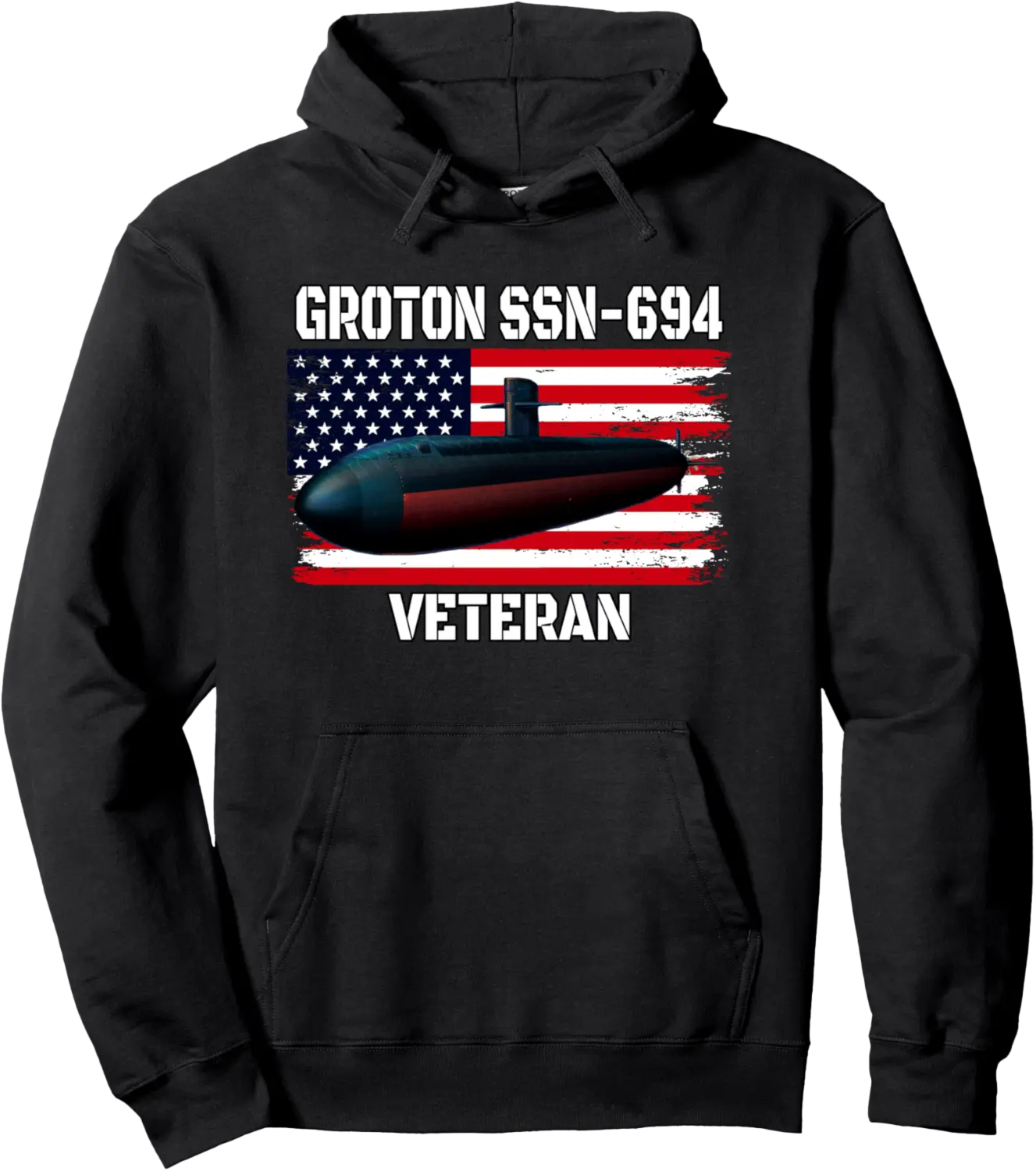 Submarine USS Groton SSN-694 Veteran Grandfather Dad Son Pullover Hoodie - Janessaho Shop 64B0D9KFDWGY