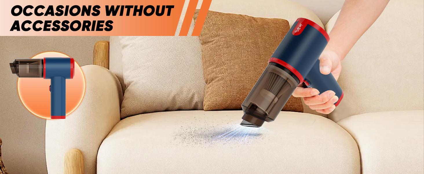 Handheld Wireless Vacuum Cleaner, Powerful Handheld Wireless Vacuum Cleaner with Strong Suction for Home, Car, and Desktop Cleaning, Car Detailing Accessories, Dust Extractor, Household Appliances, Portable, Vacuum Cleaner Mop, Cleaning Tool  dust removal