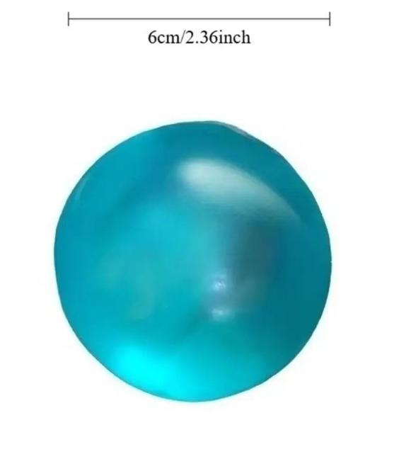 Maltose Squishy Ball, Blue & Pink Slow Rebound Stress Relief Toy, Soft Jelly Texture Squeeze Fidget for Anxiety, Sensory Decompression Toy for Kids & Adults