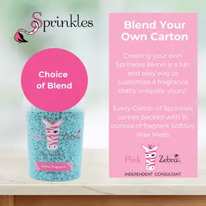 Blended Carton of Pink Zebra SoftSoy Wax Melts - 16oz
