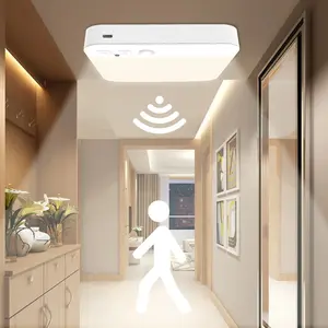 No Drilling! Rechargeable Motion Sensor Light, Remote Control Dimming is So Convenient