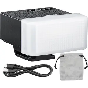 iM20 Camera Flash with Diffuser, GN10, USB-C , Built-in  with 5 Levels Flash Power, 440 Full-Power Flashes for , , Fuji, , , Olympus Single-Contact Hotshoe