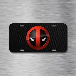 Deadpooll SuperHero Legends Vehicle License Plate Front Auto Tag NEW Comic